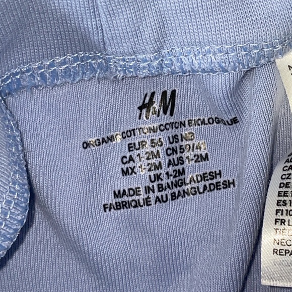 H&M 3-Pack Organic Cotton Pants Newborn - Picture 3 of 3